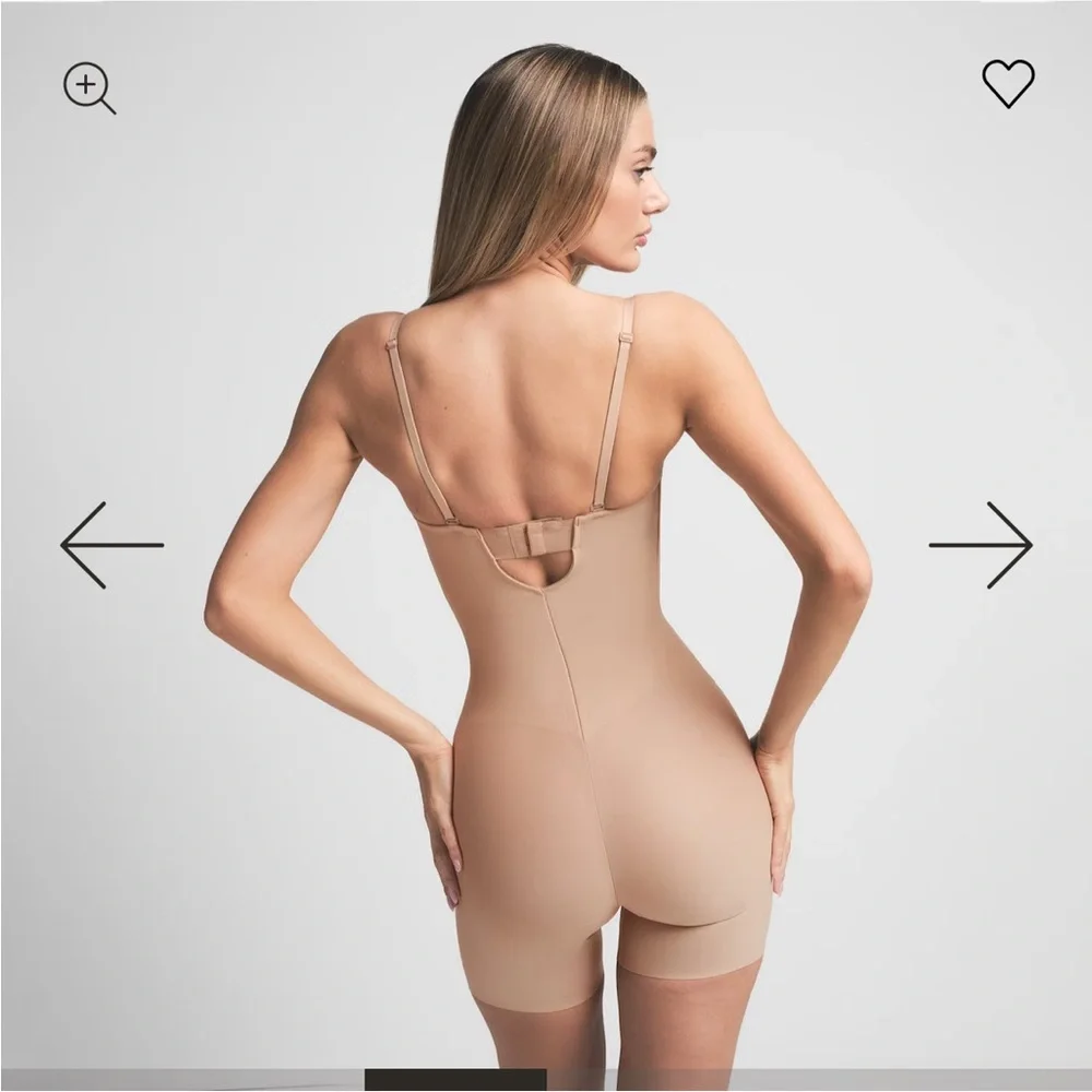 SKIMS BODY CORE SCULPT UNDERWIRE MID THIGH BODYSUIT S - Picture 3 of 11